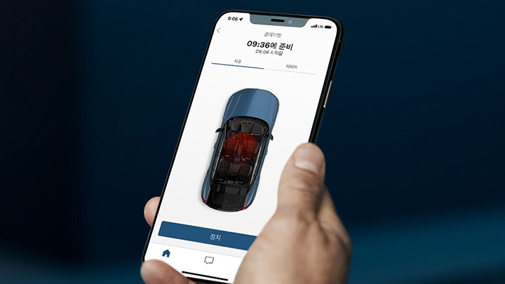 Volvo Cars app의 원격 서비스로 일상의 편리함을 더했습니다.